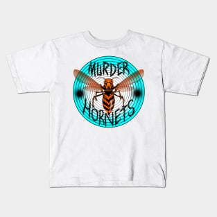 Murder Hornet logo Kids T-Shirt